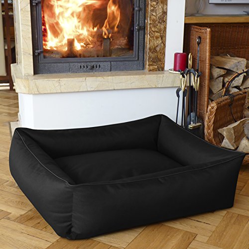BedDog® colchón para Perro MAX XXL Aprox. 120x85 cm, 8 Colores, Cama, sofá, Cesta para Perro, Negro