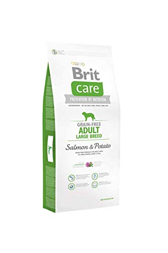 Brit Care Grain-Free Adult Large Breed Salmon & Potato Comida para Perros - 12000 gr