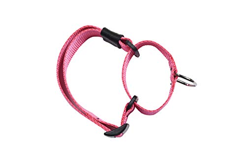bub's Collar Martingale - Collar para Perro Grande/Mediano, antialérgico y Suave.Diseñado para Todo Tipo de Razas de Perro y Especialmente para Galgos(Comprobar tamaño: Cuello 26 a 45) Color Rosa
