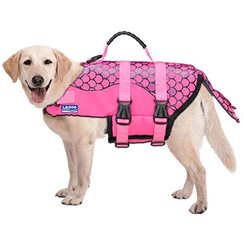 Chaleco salvavidas para perro Songway, traje de baño de protección, rayas reflectantes ajustables, chalecos salvavidas, piscina, playa, barco