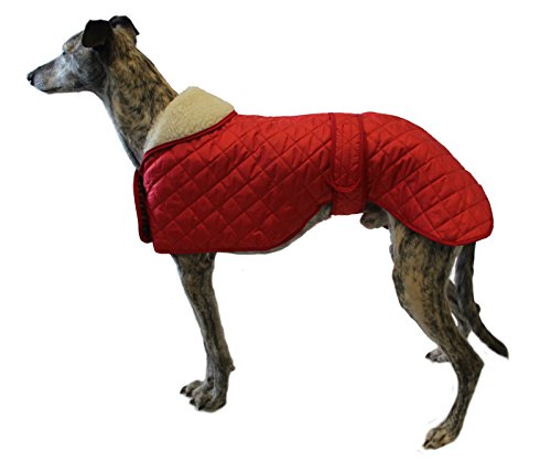 Cosipet Greyhound Anorak Nylon Coat, 56 cm, Red