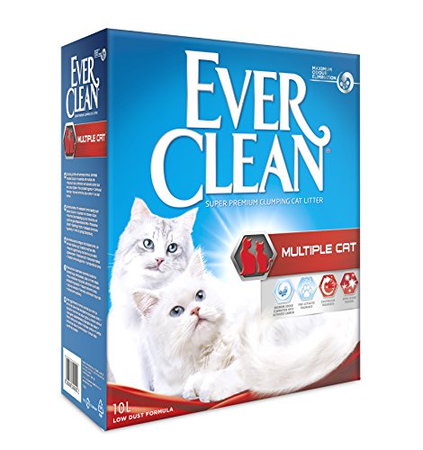 Ever Clean Arena para Gatos Multiple Cat, 10 litros, Perfumada, 9000 g