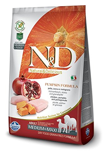 Farmina Natural Y Delicious - Farmina Natural & Delicious Calabaza Adulto Medium & Maxi Pollo, 12Kg