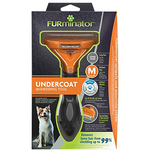 FURminator® Undercoat deShedding Tool para perros medianos de pelo largo