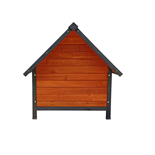 Gardiun KNH1230 - Caseta de Perro de madera Loki a 2 aguas 82x99x86 cm