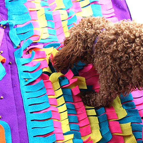 Hualieli - Alfombrilla de juguete para perro, con costuras desmontables, ideal para liberar estrés