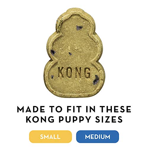 KONG - Snacks - Golosinas para perros (Ideal para los juguetes de caucho KONG) - Galletas Naturales - Para Perros de Raza Pequeña