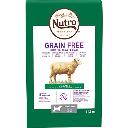 Pienso para Perro Nutro Grain Free Senior Cordero 11,5kg