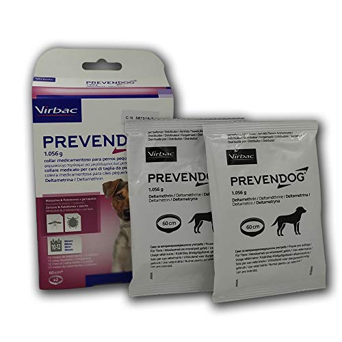 Prevendog - Collar Antiparasitario Perros 60 Cm X 2 Uds