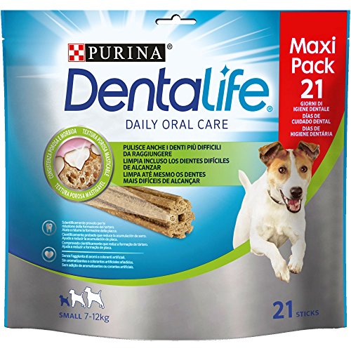 Purina Dentalife, Golosina Dental para Perro Pequeño,  4 x 345 g