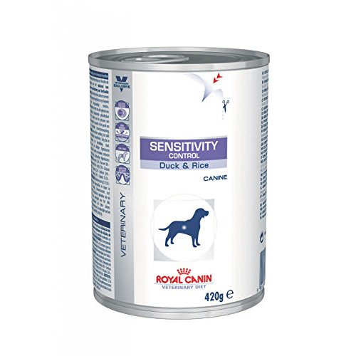 Royal Canin Alimento para Perros con Sabor a Pato Sensitivity Control - 420 gr, pack de 12