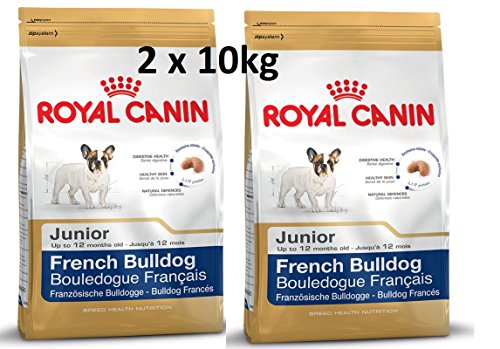 Royal Canin French Bulldog Junior - Comida para perros (2 x 9 kg)
