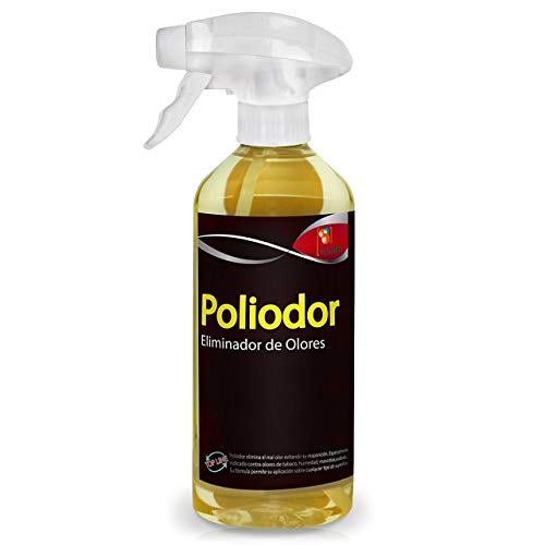 Sisbrill Poliodor, Eliminador Malos Olores - Todo tipo de olores, tabaco, humedad, mascotas - 500 ml
