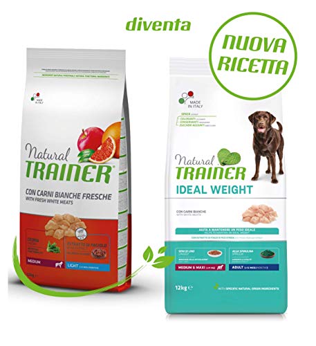 Trainer Dog Ideal Weight MediumMaxi Adult con Carne Blanca – 12000 g