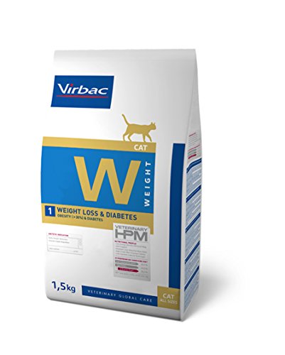 Veterinary Hpm Virbac Hpm Gato W1 Weight Loss&Diabetes 1,5Kg Virbac00920 1500 g
