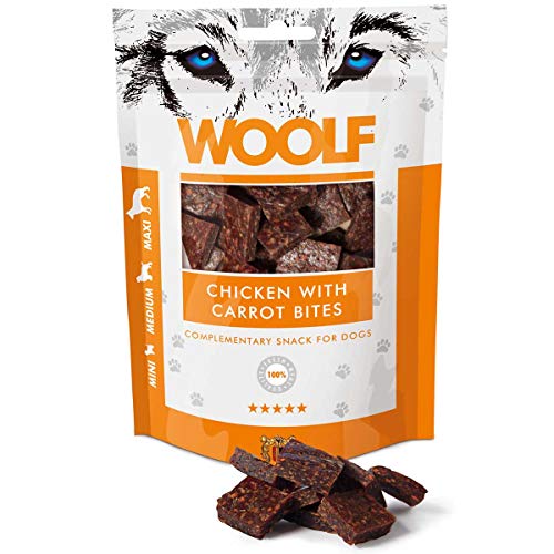 WOOLF Gallina con zanahorias – Snack para perros 100% Natural