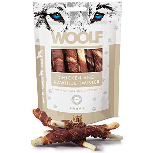 WOOLF rollo de gallina – Snack para perros 100% Natural