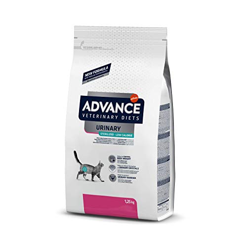 Advance Veterinary Diets Urinary Low Calorie - Pienso para Gatos, 1.25 kg