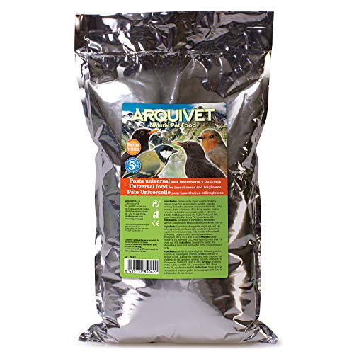 Arquivet Pasta Universal para insectívoros y frutívoros 5 kg - 5000 gr