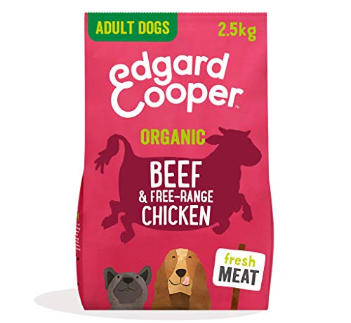 Edgard & Cooper pienso para perros adultos sin gluten, natural con tenera y pollo de corral ecológicos, 2.5kg comida balanceada sin harinas de carne ni carnes sobreprocesadas, cocinado a fuego lento