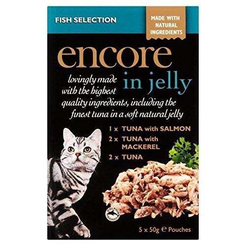 ENCORE Fish Selection - Bolsa para Gatos (5 Unidades, 50 g)