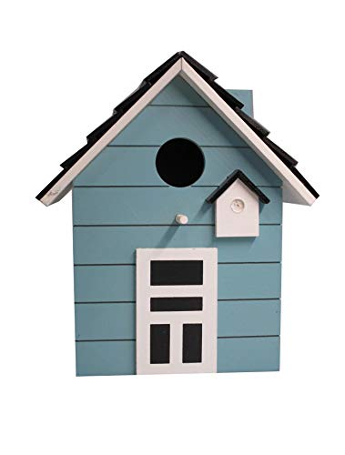 Home Collection Hogar Accesorios Decoración Nido Casa para Pájaros 20 cm Turquesa