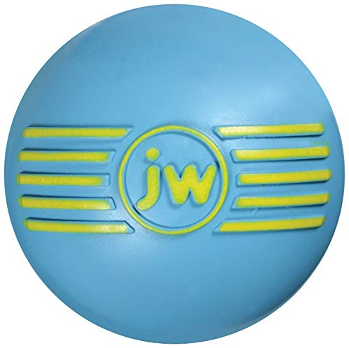 JW JW443030 Juguete Isqueak Ball Small, Pelota De Goma Gruesa para Perros, S