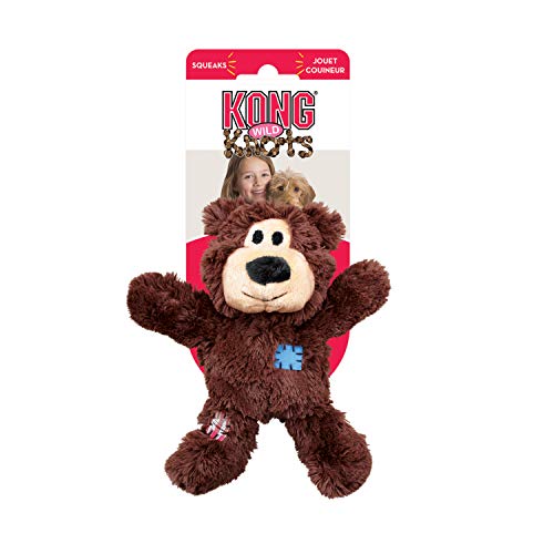 KONG - Wild Knots Bear - Juguete con Cuerdas antirrotura - Raza Mini