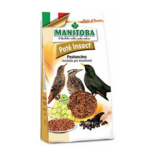 Manitoba Pasta para pájaros insectivoros PATÉ Insect 400 gr