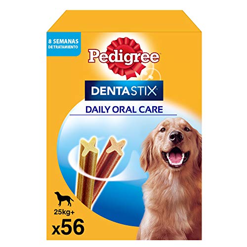 Pedigree Pack de 56 Dentastix de uso diario para la limpieza dental de perros grandes (Pack de 1)
