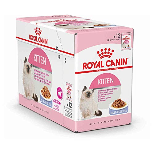 ROYAL CANIN Kitten Instinctive, Comida para Gatos - Paquete de 12 x 85 gr - Total: 1020 gr