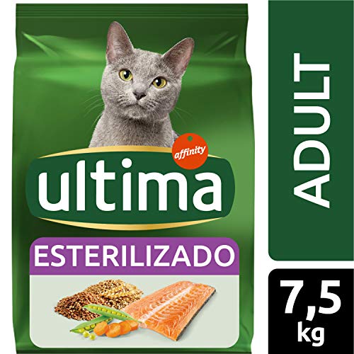 Ultima Pienso para gatos esterilizados adultos con salmón - 7.5 kg