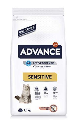 Advance Sensitive - Pienso para Gatos con sensibilidades digestivas - 1.5 kg