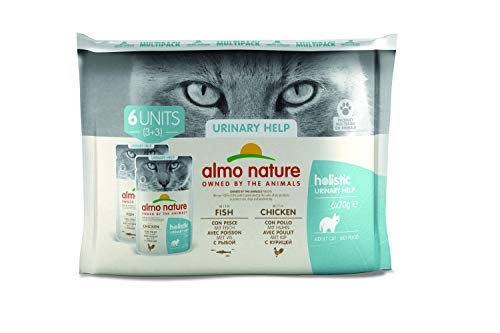 Almo Nature - Pack de Soporte urinario para Gatos (6 x 70 g)