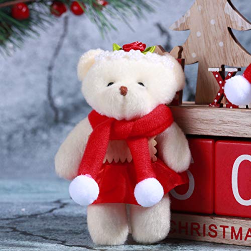 Amosfun - 20 Mini Bufandas de Navidad para Mascotas, Disfraz de Navidad para Perro, Gato, Cachorro, Gatito, pequeño Vestido para Mascotas