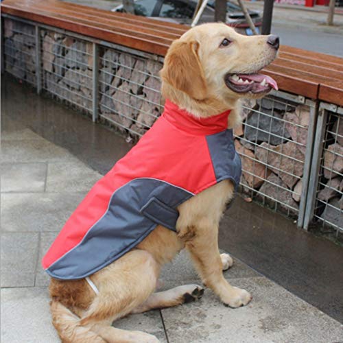 AMURAO Chaqueta Impermeable para Cachorros de Perro Chaleco abrigado para Invierno Ropa para Mascotas Oxford Ropa para Perros pequeños medianos Grandes