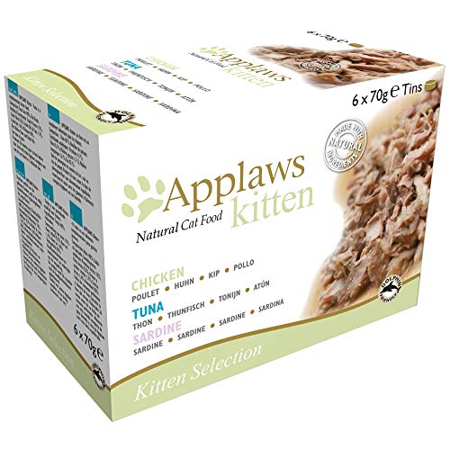 Applaws Gato Lata Kitten Multi Pack, 6 Pack (6 x 70 g)
