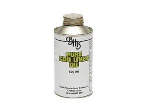 Batallas Aceite hígado de bacalao - Un estabilizado mezcla de hígado de bacalao aceite. Suplemento para caballos para el uso durante todo el Año (Elige 500ml, 4.5 litro o 22.5 litro) - 500ml