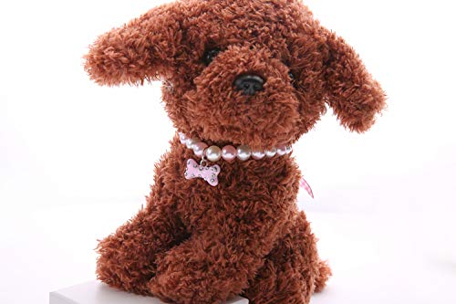 BbearT® Collar de Mascota, diseño de Lazo Ajustable, Collar de Perlas para Gatos Perros pequeños