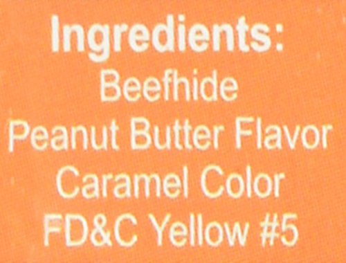 BRAVO - Snack hueso premium relleno de mantequilla de cacahuete para perros (Paquete de 8) (20-23cm) (Puede Variar)