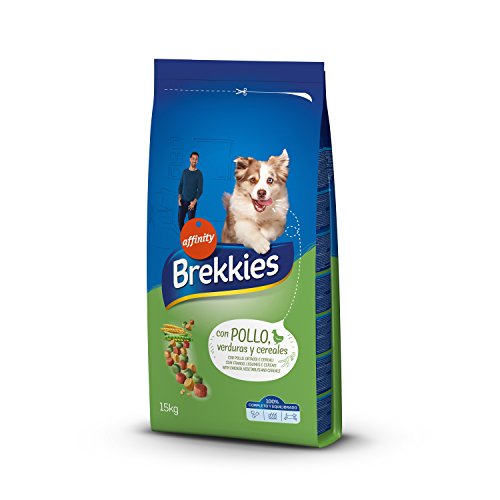 Brekkies Pienso para Perros con Pollo y Cereales - 15000 gr