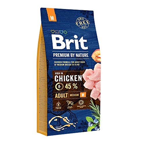 Brit Premium M Adult Comida para Perros - 15000 gr
