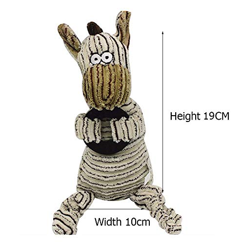 CHSDN 26x10cm Animal Shape Pet Dog Squeaky Toys para Perros pequeños Resistente a la mordedura Puppy Chew Toy Pets Productos para