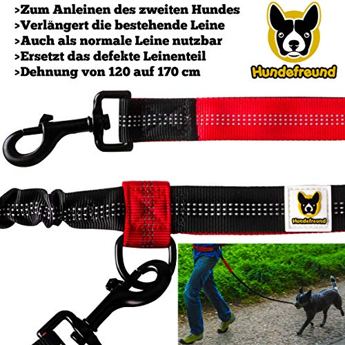 Cuerda elástica de correa de perro manos libres | Extensión para cuerda de perro | Cuerda de repuesto de Hundefreund