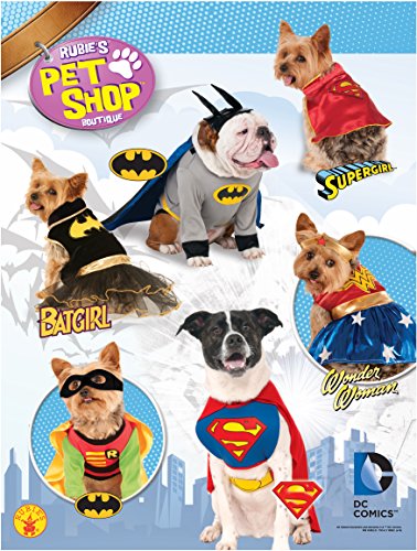 DC Comics - Disfraz de Superman para mascota, Talla S perro (Rubie's 887892-S)