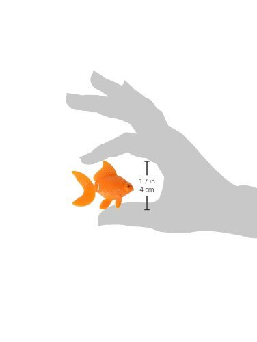 DealMux 2-Piece peces cola de plástico acuario artificial cola de milano Goldfish Decoración / meneo, Orange