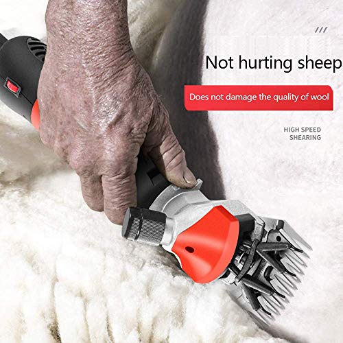 DHRH Esquiladora Ovejas sin Cable, Tijeras de Lana de Cabra, Tijeras para Cortar Productos de Pelo, aptas para criadores de ovejas Individuales