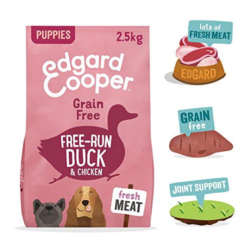 Edgard & Cooper pienso para perros adultos sin cereales, natural con Pollo fresco de granja, 2.5kg. Comida premium balanceada sin harinas de carne ni carnes sobreprocesadas cocinada a baja temperatura