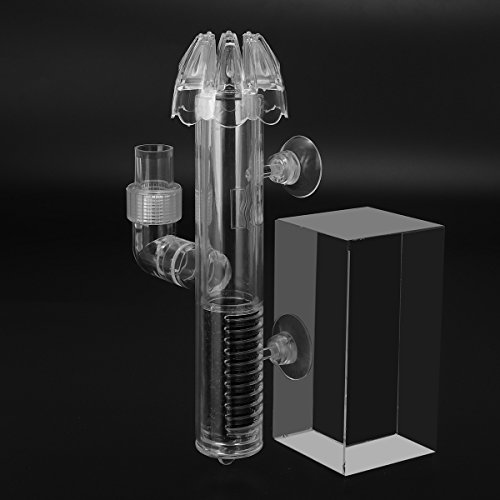 EsportsMJJ Proteína Skimmer Aceite Filtro Acrílico Acuario Superficie Filtro Para Tanque De Agua Planta