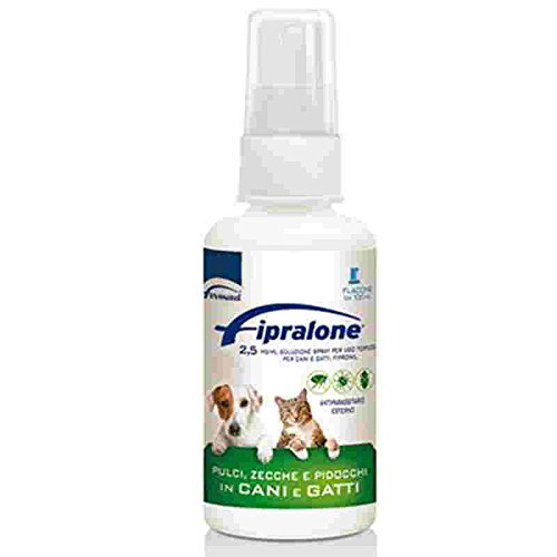 fipralone Spray 2,5 mgml Antiparasitario pulgas y garrapatas para perros y gatos